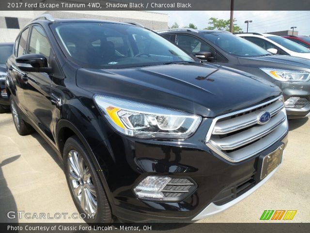 2017 Ford Escape Titanium 4WD in Shadow Black