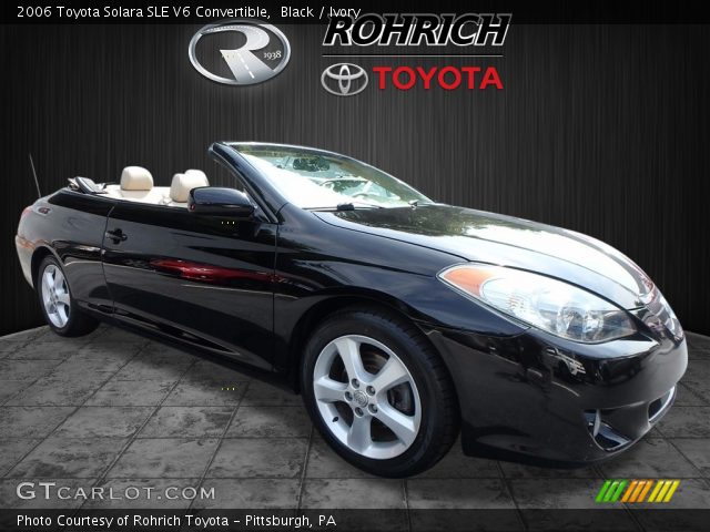 2006 Toyota Solara SLE V6 Convertible in Black