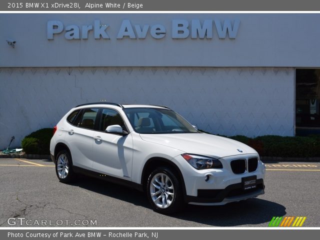 2015 BMW X1 xDrive28i in Alpine White