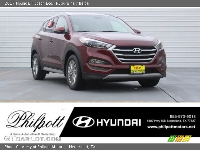 2017 Hyundai Tucson Eco in Ruby Wine