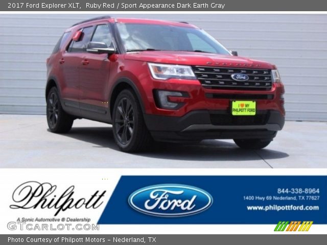 2017 Ford Explorer XLT in Ruby Red