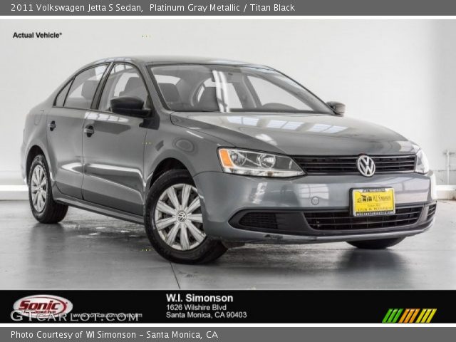 2011 Volkswagen Jetta S Sedan in Platinum Gray Metallic