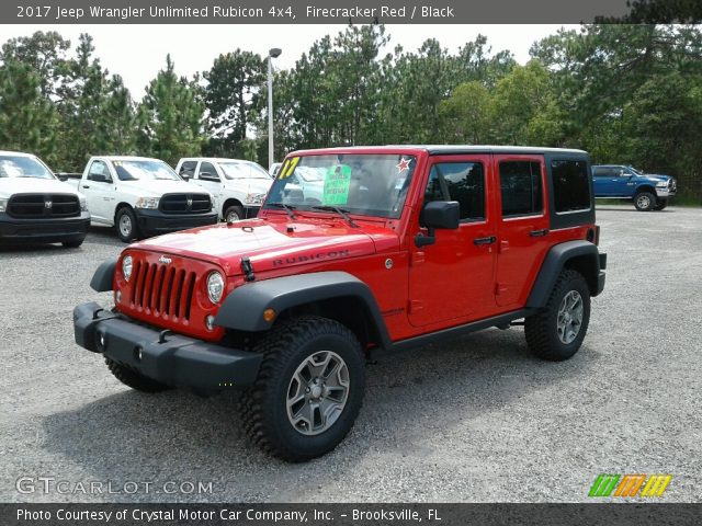 2017 Jeep Wrangler Unlimited Rubicon 4x4 in Firecracker Red