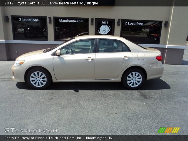 2012 Toyota Corolla LE in Sandy Beach Metallic