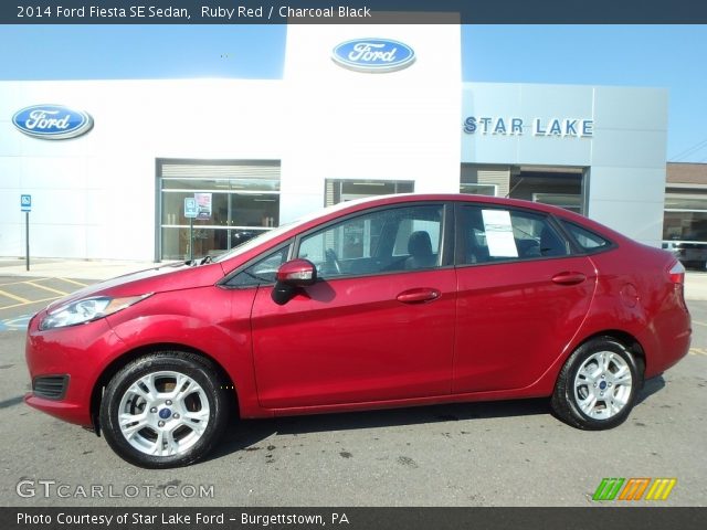 2014 Ford Fiesta SE Sedan in Ruby Red