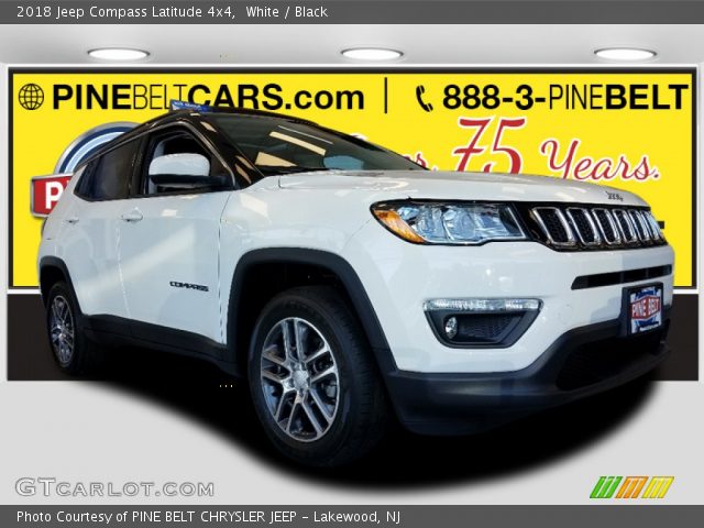 2018 Jeep Compass Latitude 4x4 in White