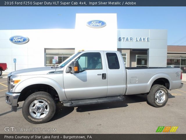2016 Ford F250 Super Duty XLT Super Cab 4x4 in Ingot Silver Metallic