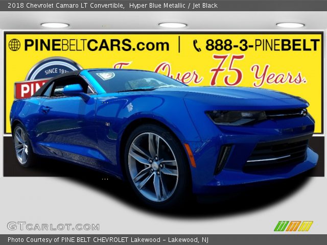 2018 Chevrolet Camaro LT Convertible in Hyper Blue Metallic