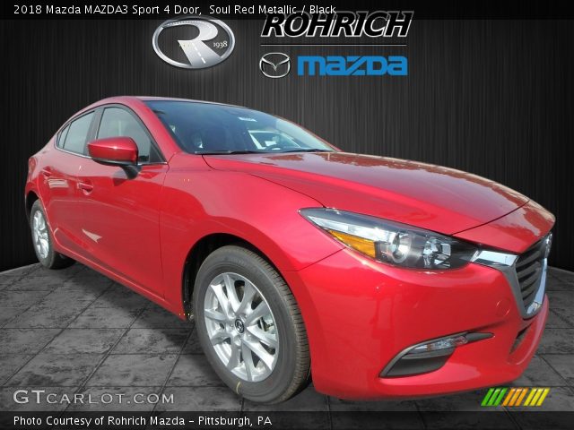 2018 Mazda MAZDA3 Sport 4 Door in Soul Red Metallic