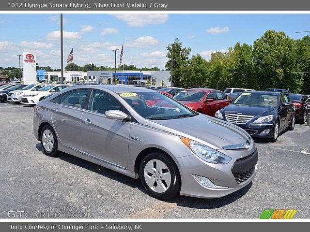 2012 Hyundai Sonata Hybrid in Silver Frost Metallic