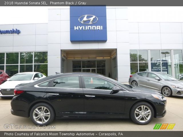 2018 Hyundai Sonata SEL in Phantom Black
