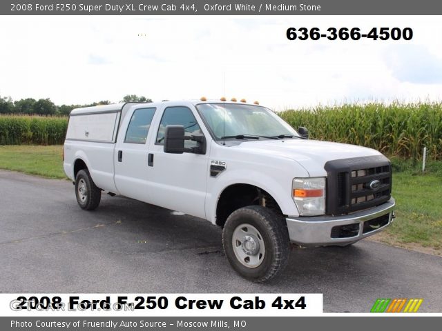 2008 Ford F250 Super Duty XL Crew Cab 4x4 in Oxford White