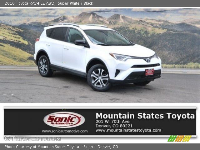 2016 Toyota RAV4 LE AWD in Super White