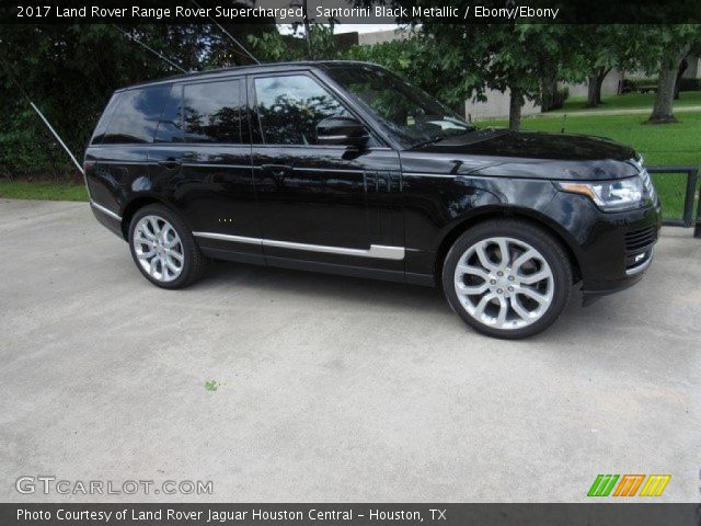 2017 Land Rover Range Rover Supercharged in Santorini Black Metallic
