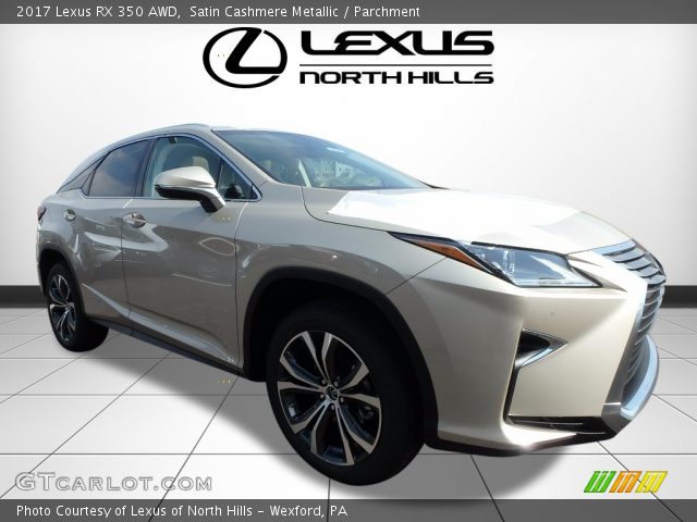2017 Lexus RX 350 AWD in Satin Cashmere Metallic