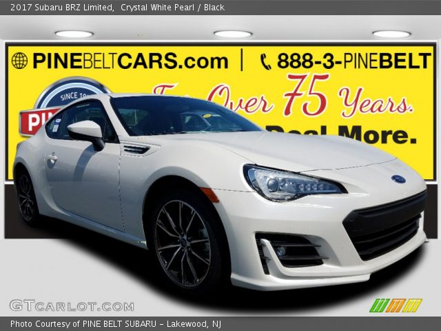 2017 Subaru BRZ Limited in Crystal White Pearl