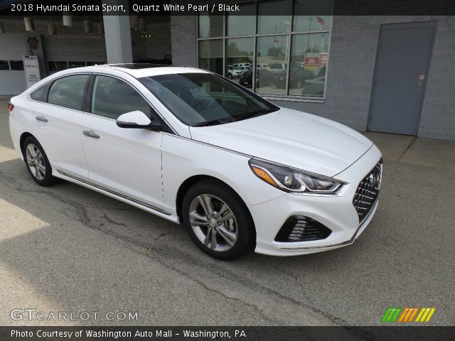 2018 Hyundai Sonata Sport in Quartz White Pearl