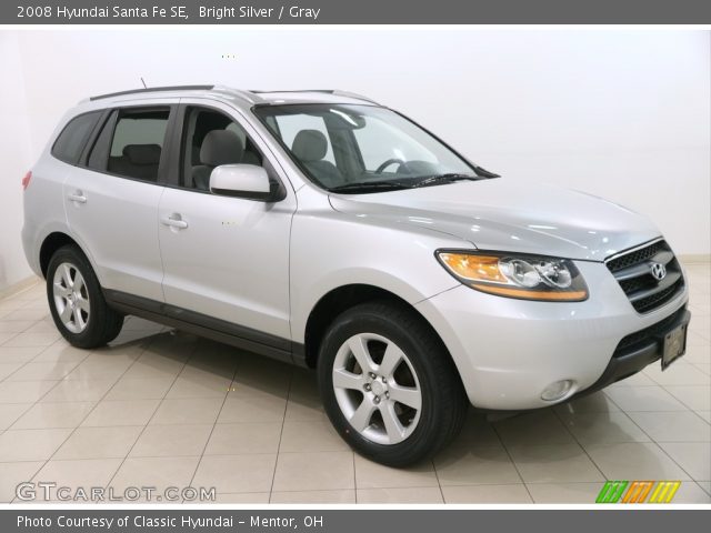 2008 Hyundai Santa Fe SE in Bright Silver