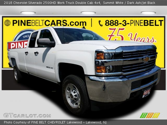 2018 Chevrolet Silverado 2500HD Work Truck Double Cab 4x4 in Summit White