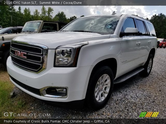 2016 GMC Yukon SLT in Summit White