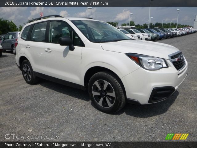 2018 Subaru Forester 2.5i in Crystal White Pearl