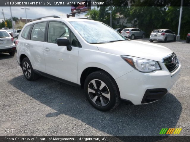 2018 Subaru Forester 2.5i in Crystal White Pearl