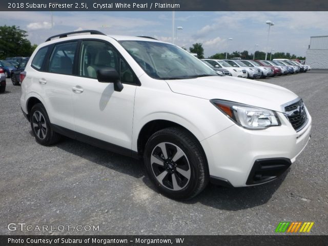 2018 Subaru Forester 2.5i in Crystal White Pearl