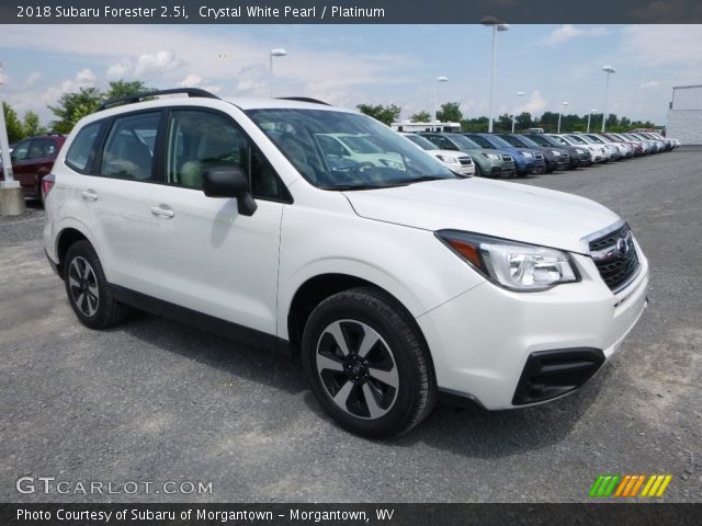 2018 Subaru Forester 2.5i in Crystal White Pearl