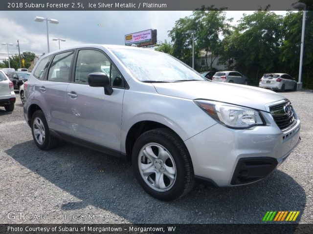 2018 Subaru Forester 2.5i in Ice Silver Metallic