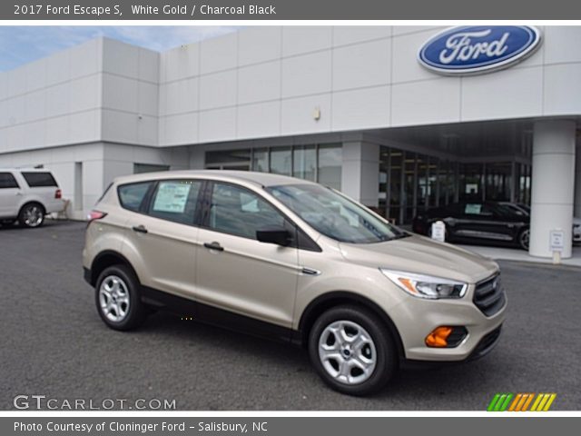 2017 Ford Escape S in White Gold