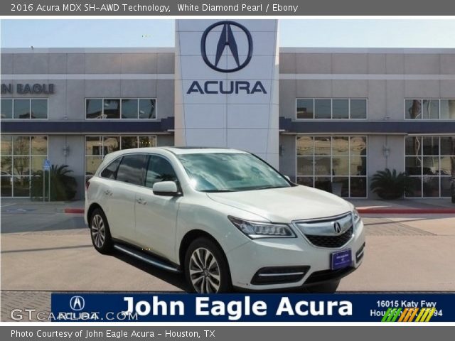 2016 Acura MDX SH-AWD Technology in White Diamond Pearl