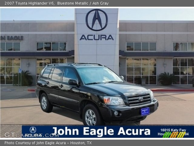 2007 Toyota Highlander V6 in Bluestone Metallic