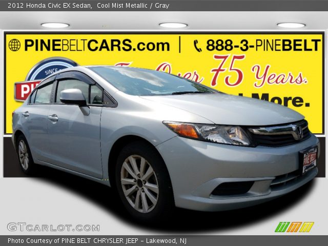 2012 Honda Civic EX Sedan in Cool Mist Metallic