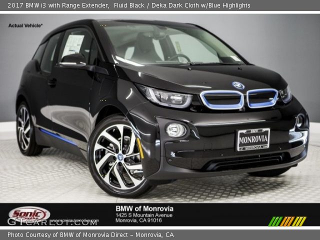2017 BMW i3 with Range Extender in Fluid Black