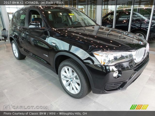 2017 BMW X3 xDrive28i in Jet Black