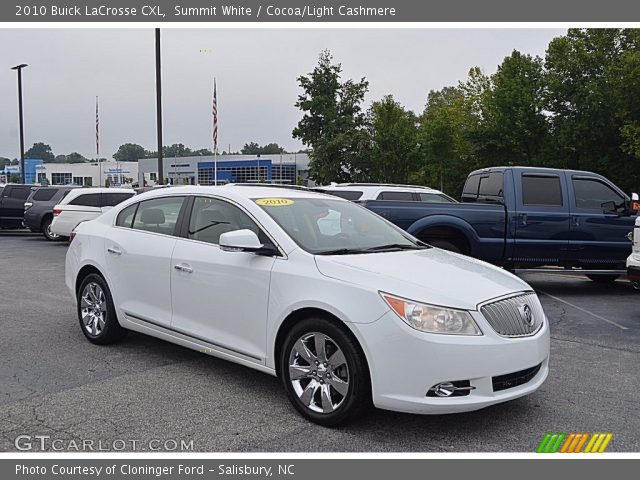2010 Buick LaCrosse CXL in Summit White