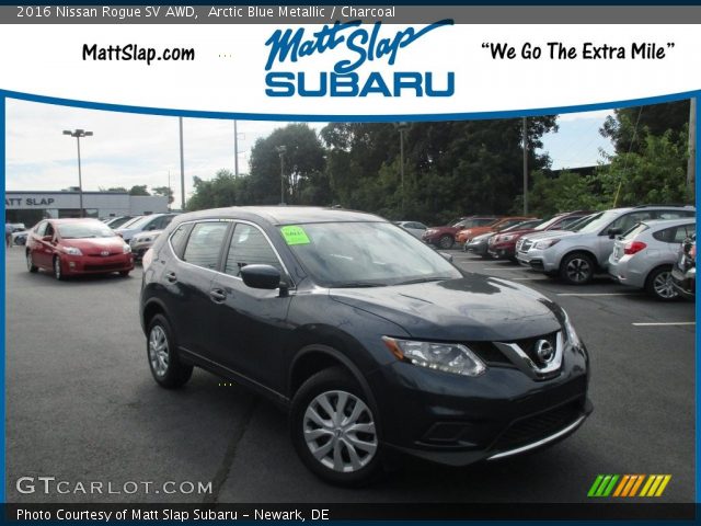 2016 Nissan Rogue SV AWD in Arctic Blue Metallic