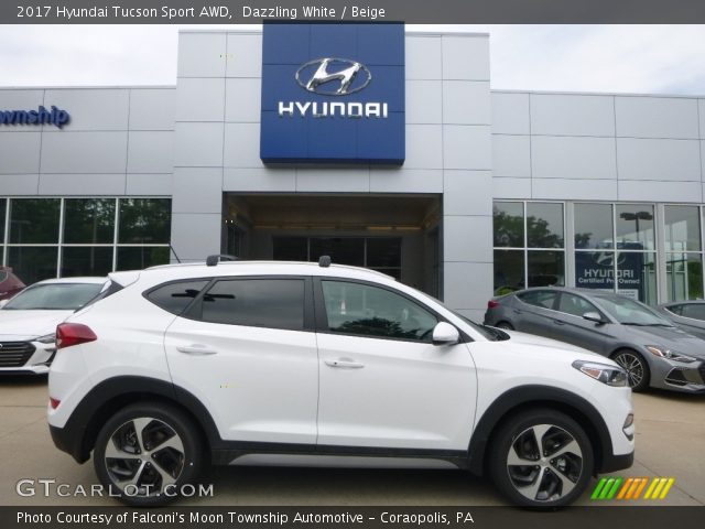 2017 Hyundai Tucson Sport AWD in Dazzling White