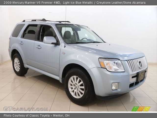 2009 Mercury Mariner V6 Premier 4WD in Light Ice Blue Metallic