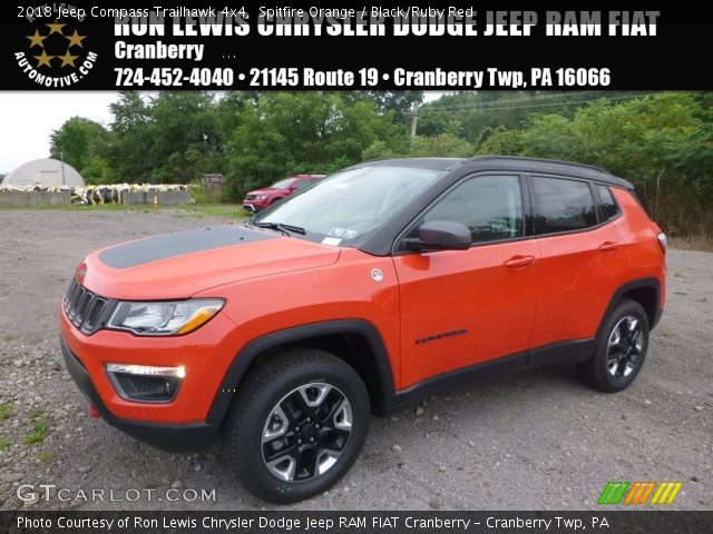 2018 Jeep Compass Trailhawk 4x4 in Spitfire Orange