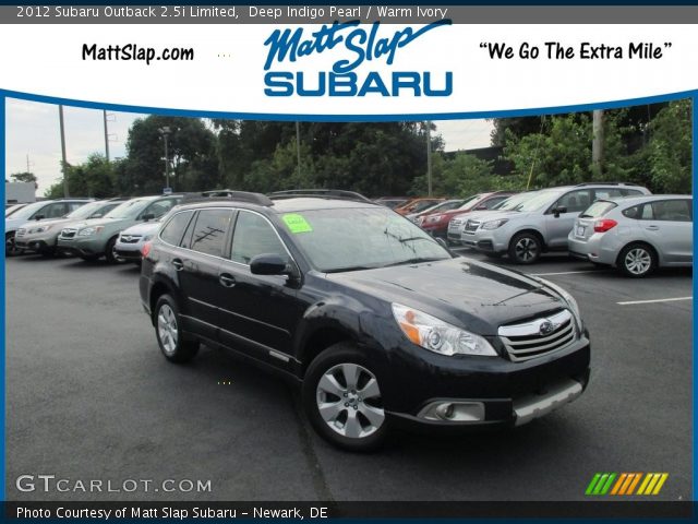 2012 Subaru Outback 2.5i Limited in Deep Indigo Pearl