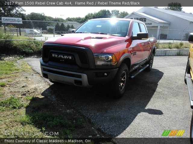 2017 Ram 1500 Rebel Crew Cab 4x4 in Flame Red