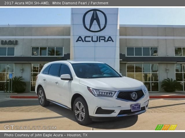 2017 Acura MDX SH-AWD in White Diamond Pearl