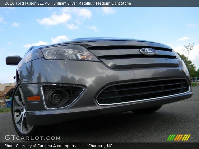 2010 Ford Fusion SEL V6 in Brilliant Silver Metallic