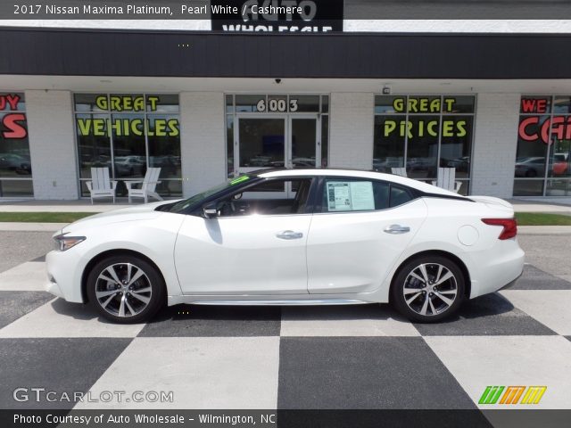 2017 Nissan Maxima Platinum in Pearl White