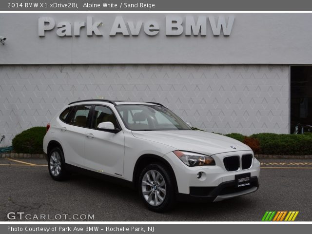 2014 BMW X1 xDrive28i in Alpine White