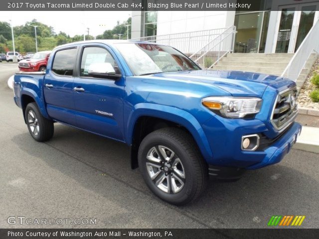 2017 Toyota Tacoma Limited Double Cab 4x4 in Blazing Blue Pearl
