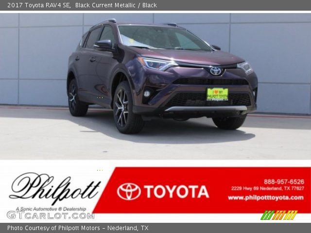 2017 Toyota RAV4 SE in Black Current Metallic