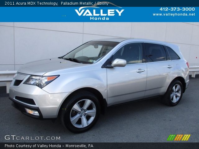 2011 Acura MDX Technology in Palladium Metallic