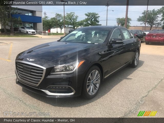 2018 Hyundai Genesis G80 AWD in Victoria Black